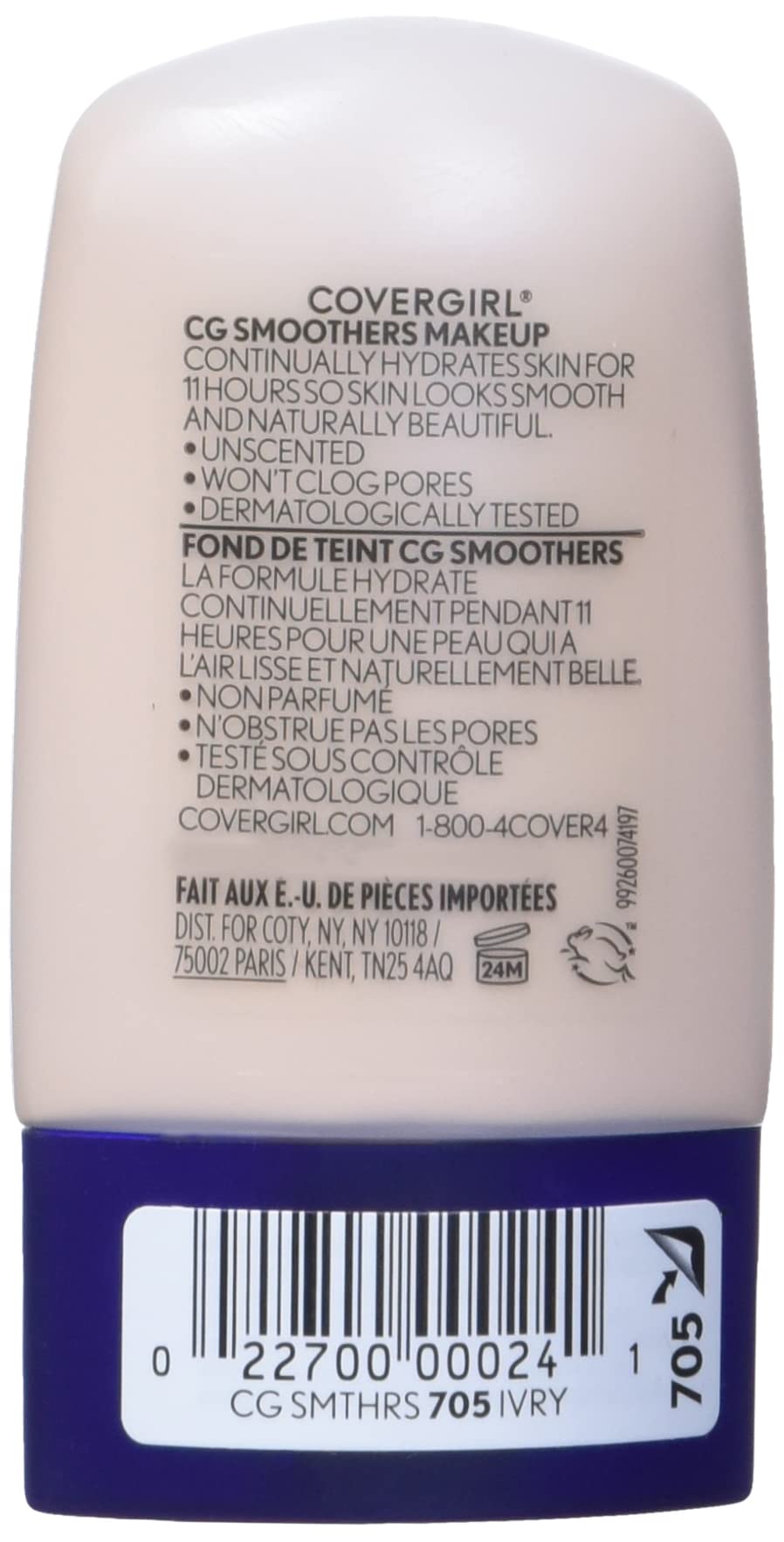 COVERGIRL Smoothers Hydrating Makeup Ivory, 1 oz
